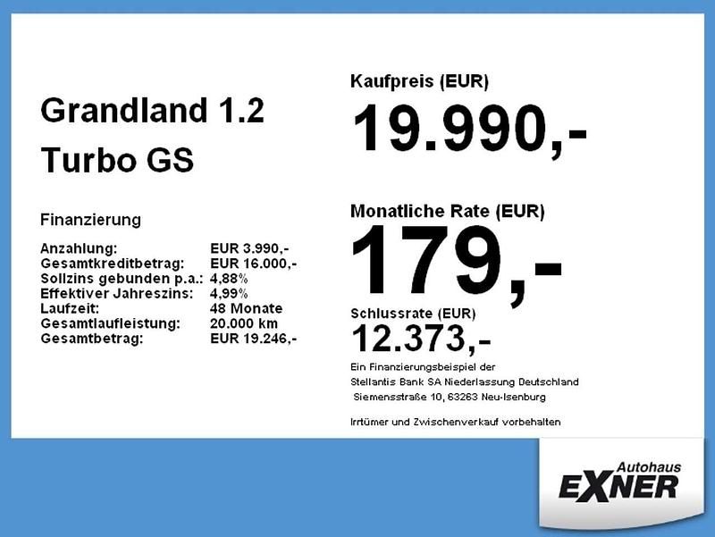 Gebraucht Opel Grandland X GS Line 131 PS (96 kW) 2023 Kontrast grau / dach schwarz SUV