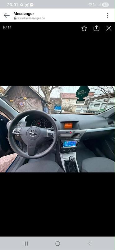 Gebraucht Opel Astra 105 PS (77 kW) 2005 Blau Limousine
