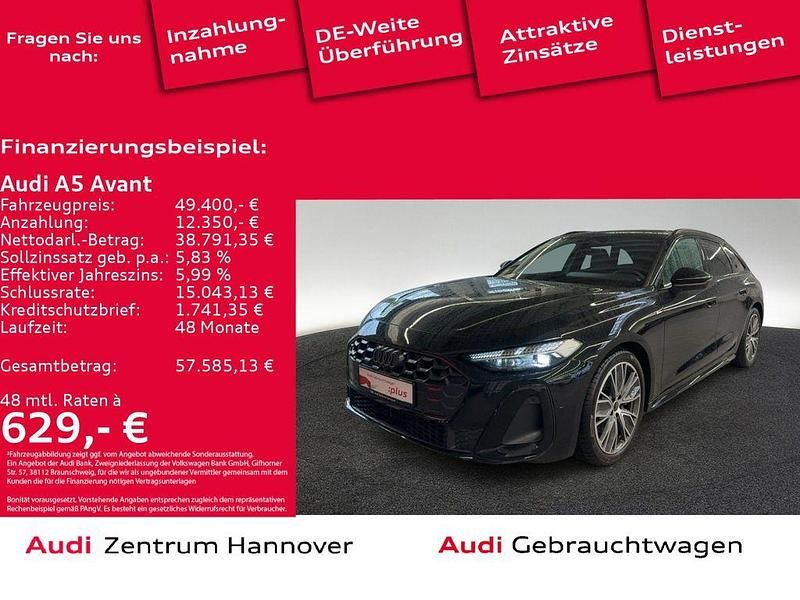0e mythosschwarz metallic Neu 2025 Audi A5 S-Line Kombi | 49.400 € (Superpreis) - Bild 1/4