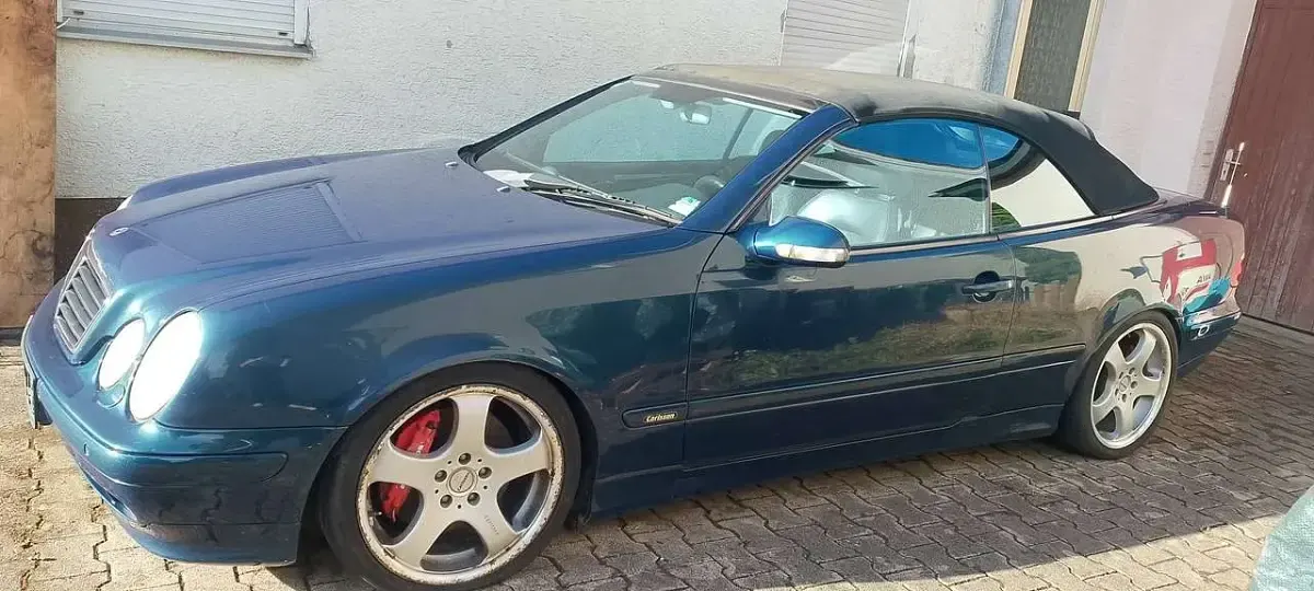 Gebraucht Mercedes CLK230 193 PS (141 kW) 1999 Grün Cabrio