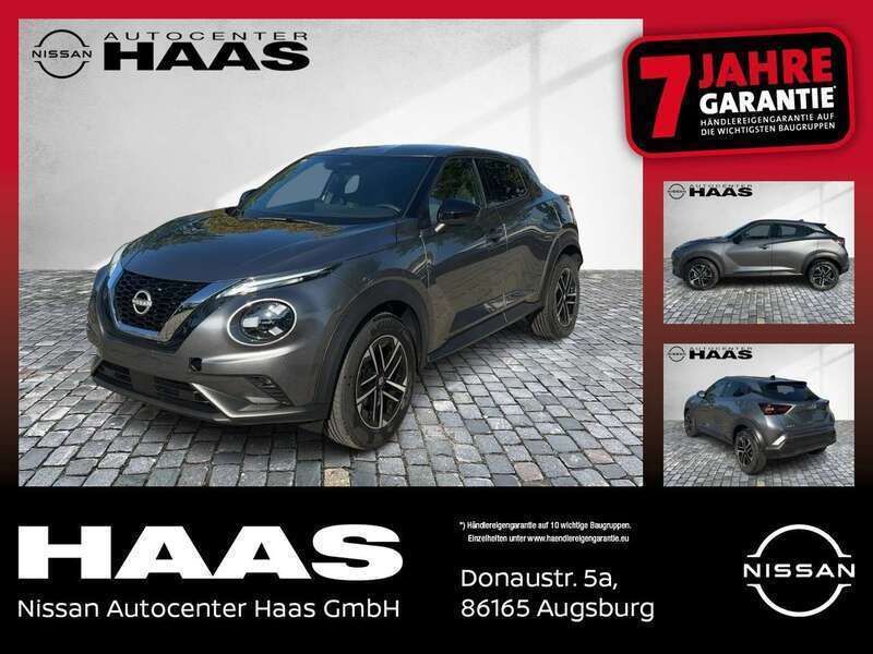 Gun metallic (m) Gebraucht 2024 Nissan Juke N-Connecta SUV | 19.890 € (Fairer Preis) - Bild 1/4