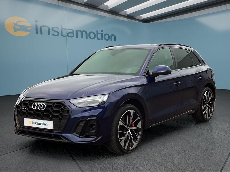 Blau Gebraucht 2021 Audi SQ5 SUV | 53.199 € (Etwas zu teuer) - Bild 1/4