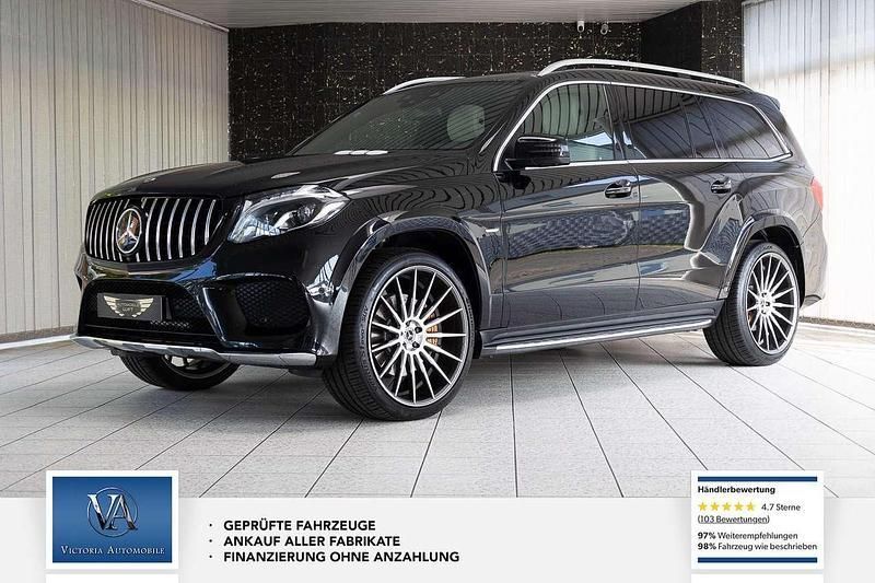 Obsidianschwarz lack Gebraucht 2018 Mercedes GLS500 AMG SUV | 53.990 € (Teuer) - Bild 1/4