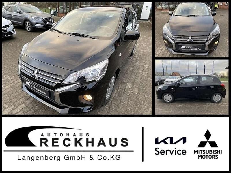 Schwarz Gebraucht 2021 Mitsubishi Space Star Select Kleinwagen | 11.950 € (Fairer Preis) - Bild 1/4