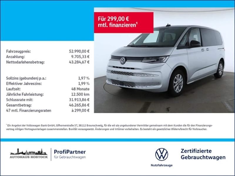 Gebraucht VW Multivan Life 150 PS (110 kW) 2024 Silber Van