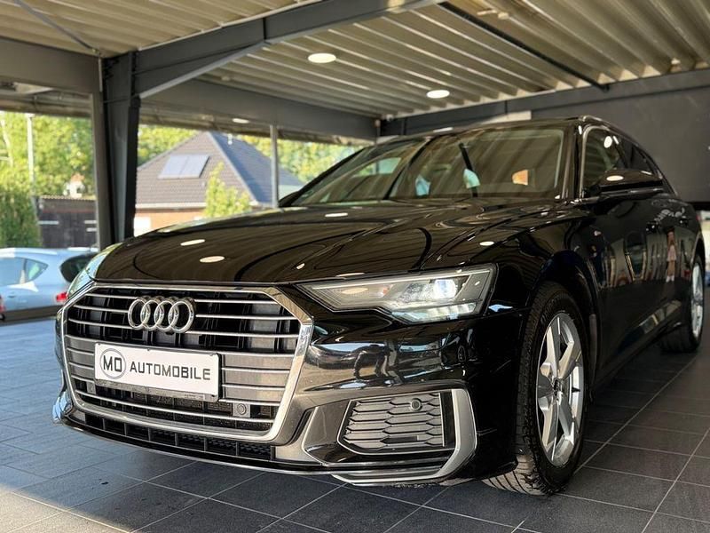 Schwarz Gebraucht 2021 Audi A6 S-Line Kombi | 25.999 € (Superpreis) - Bild 1/4