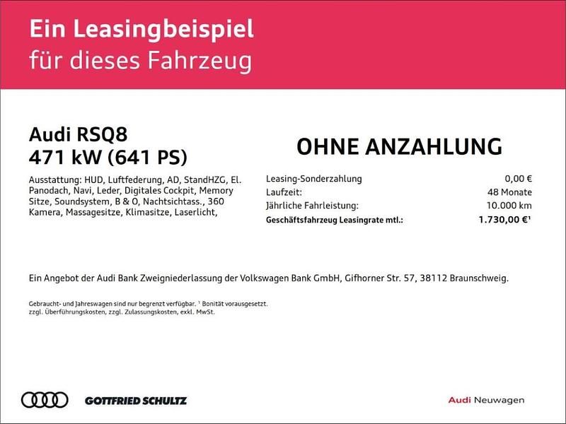 Gebraucht Audi RS Q8 Performance 640 PS (470 kW) 2025 Satellitsilber metallic SUV