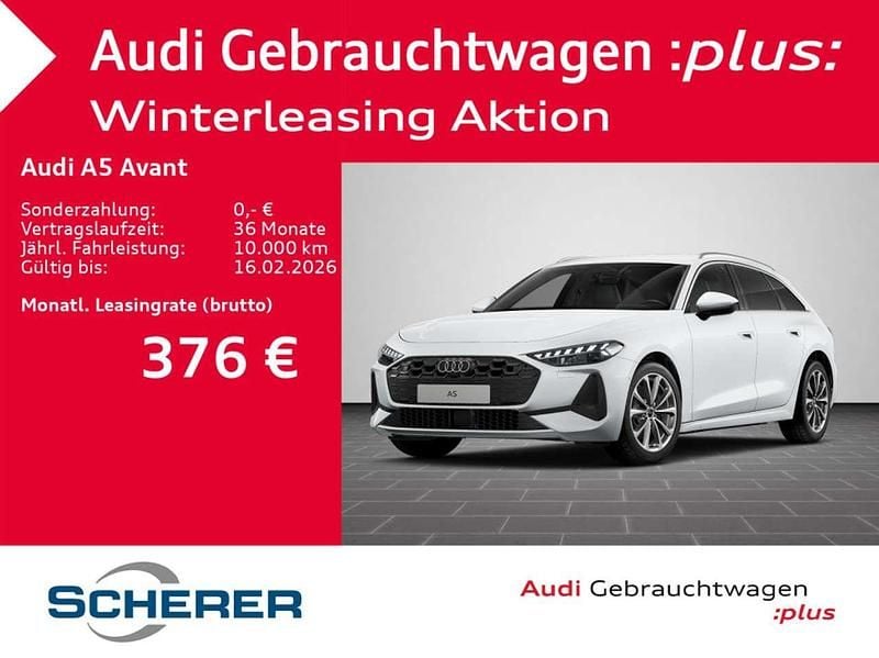 Gletscherweiß metallic (metallic) Gebraucht 2025 Audi A5 Basis Kombi | 47.990 € (Guter Preis) - Bild 1/4