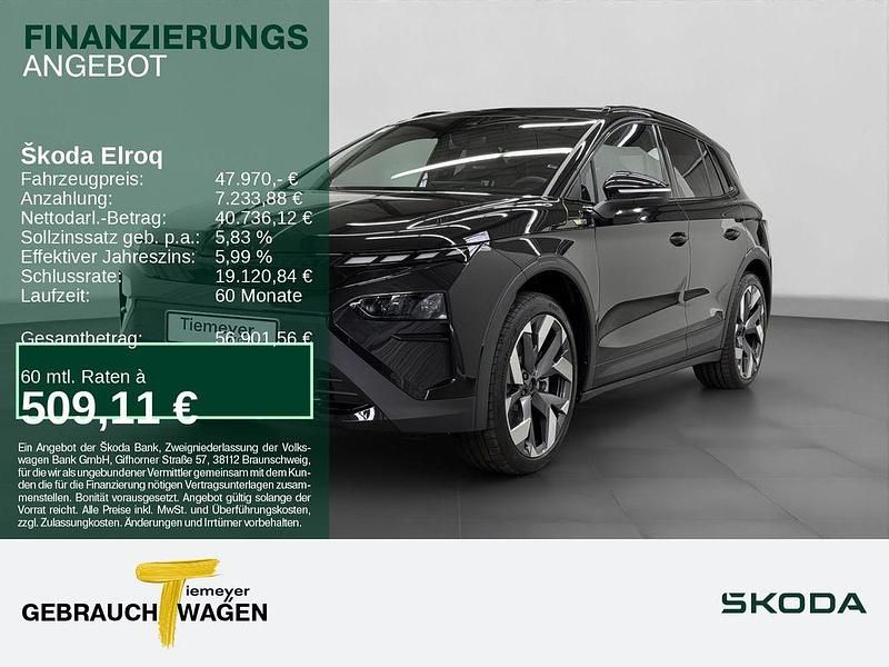 Schwarz Gebraucht 2025 Skoda Elroq vRS SUV | 47.970 € (Guter Preis) - Bild 1/4