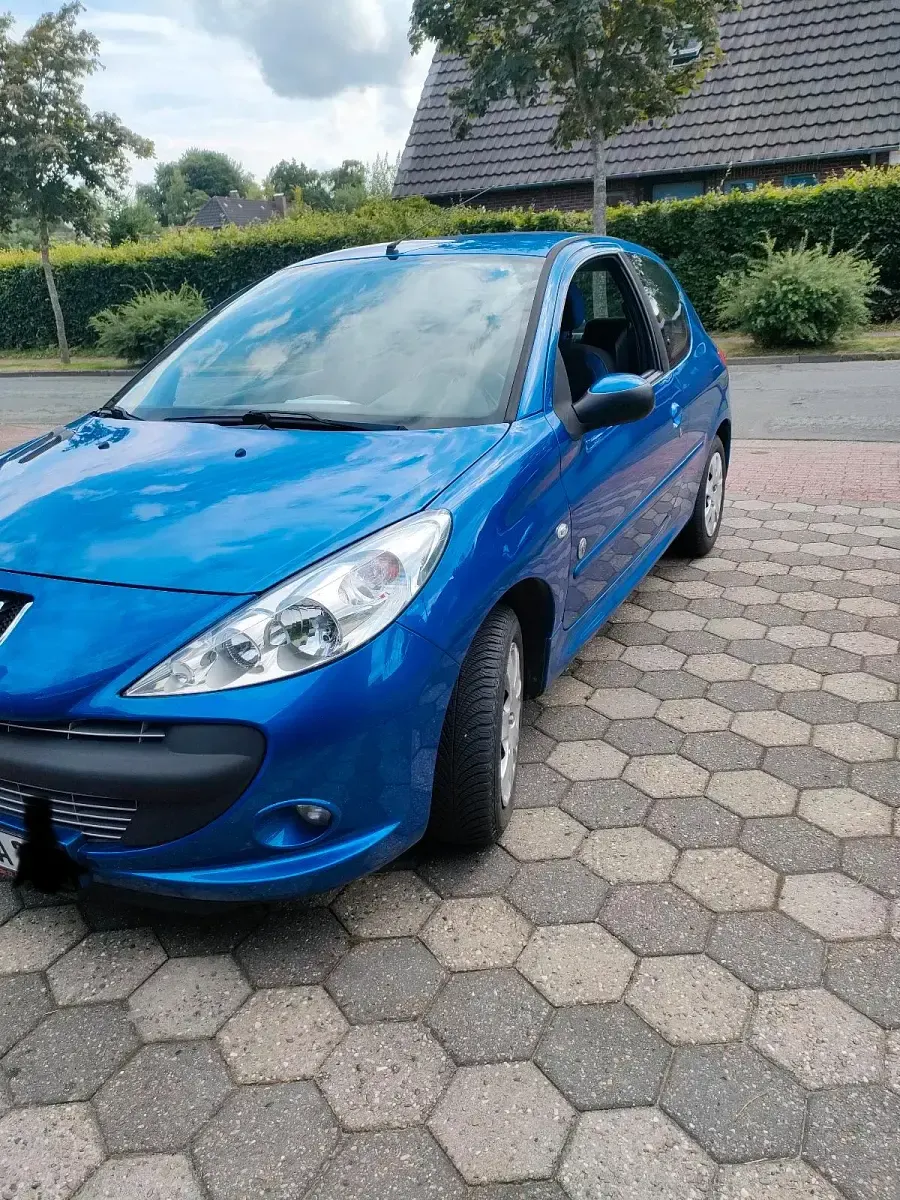 Gebraucht Peugeot 206+ 73 PS (53 kW) 2012 Blau Kleinwagen