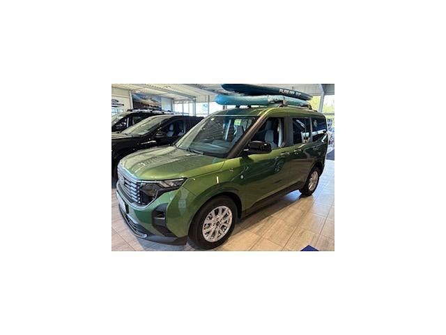 Bursting green metallic Neu 2025 Ford Tourneo Courier Titanium Van / Kleinbus | 31.980 € (Teuer) - Bild 1/4