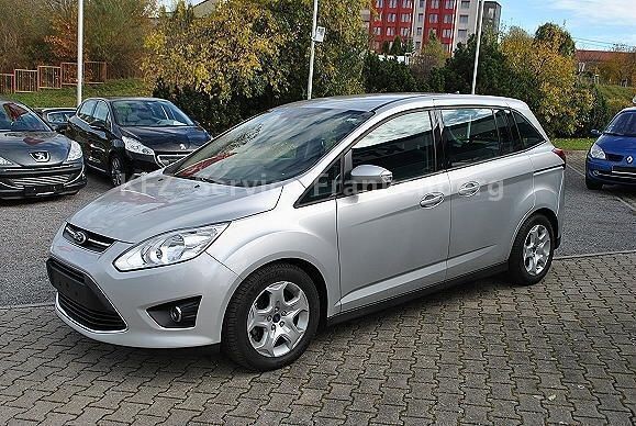 Gebraucht Ford Grand C-Max 116 PS (85 kW) 2012 Silber metallic Van / Kleinbus