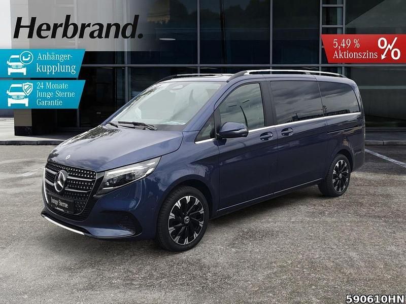 Blau Gebraucht 2024 Mercedes V250 Avantgarde Van / Kleinbus | 74.375 € (Teuer) - Bild 1/4