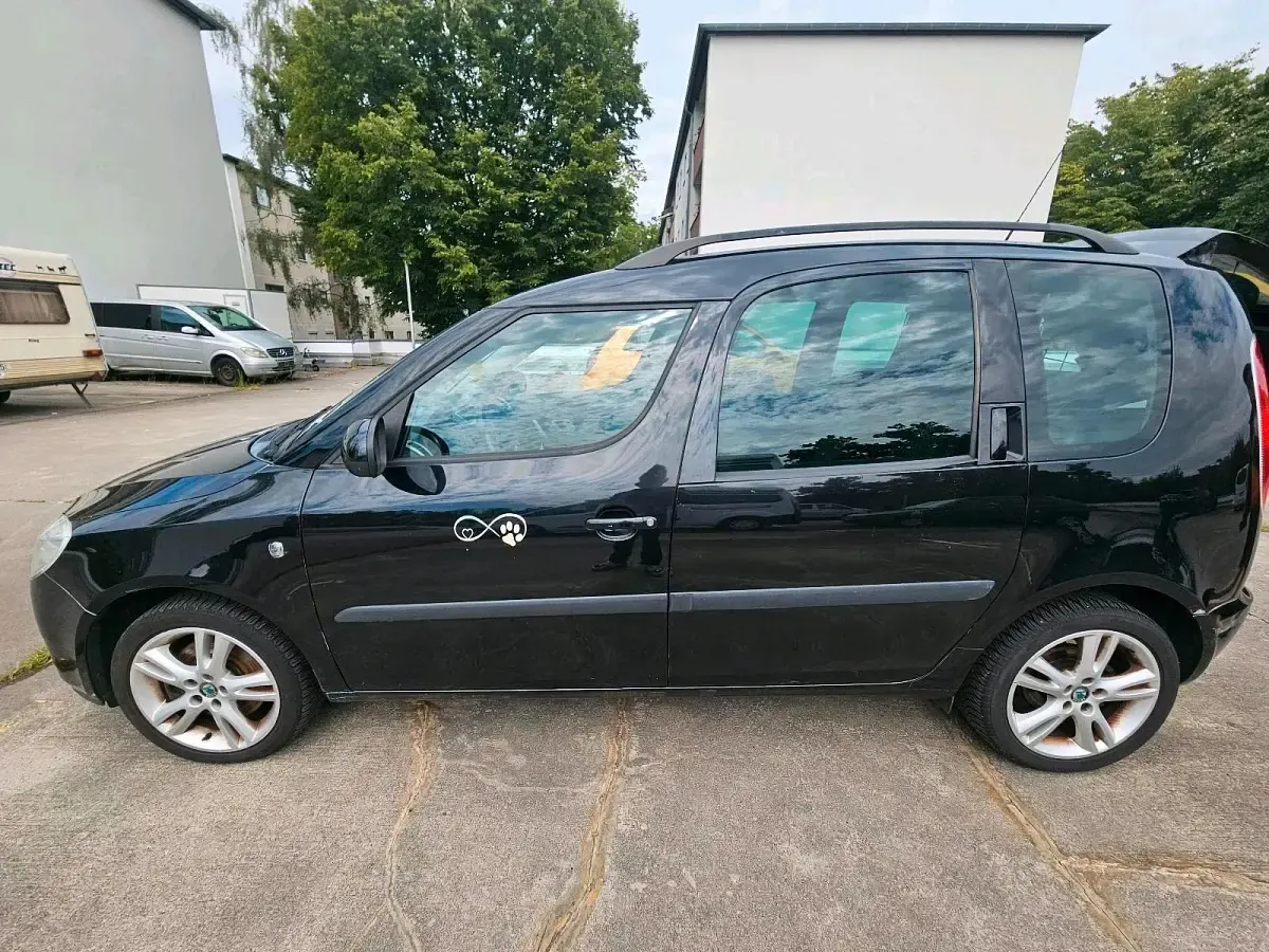 Gebraucht Skoda Roomster 105 PS (77 kW) 2008 Grün Van / Kleinbus
