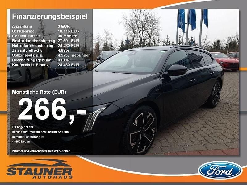 Lackierung schwarz perla nera/ Gebraucht 2024 Peugeot 508 GT Kombi | 23.200 € (Fairer Preis) - Bild 1/4