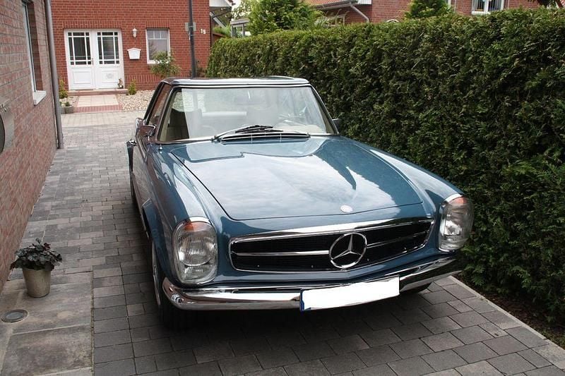 Gebraucht Mercedes SL280 170 PS (125 kW) 1969 Blau Cabrio