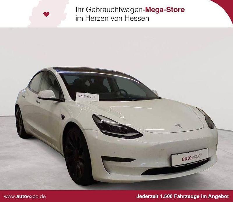 Weiß Gebraucht 2021 Tesla Model 3 Limousine | 23.589 € (Superpreis) - Bild 1/4