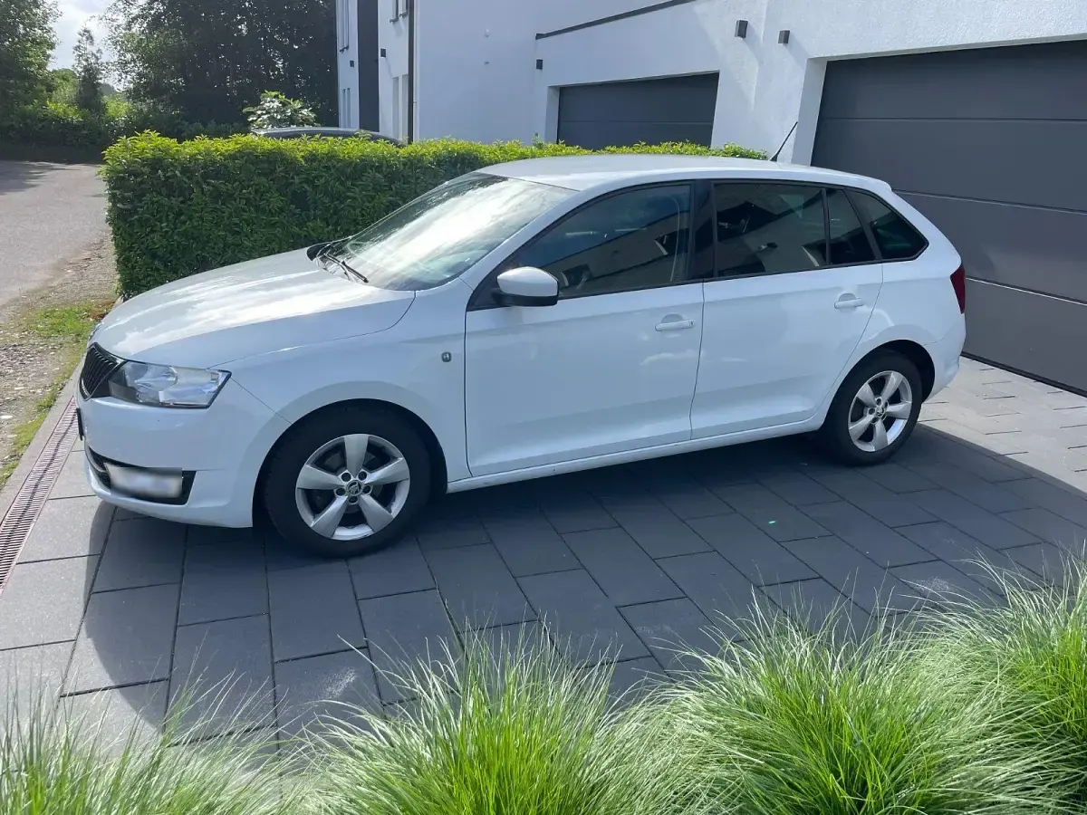 Gebraucht Skoda Rapid Active 86 PS (63 kW) 2015 Weiß Kleinwagen