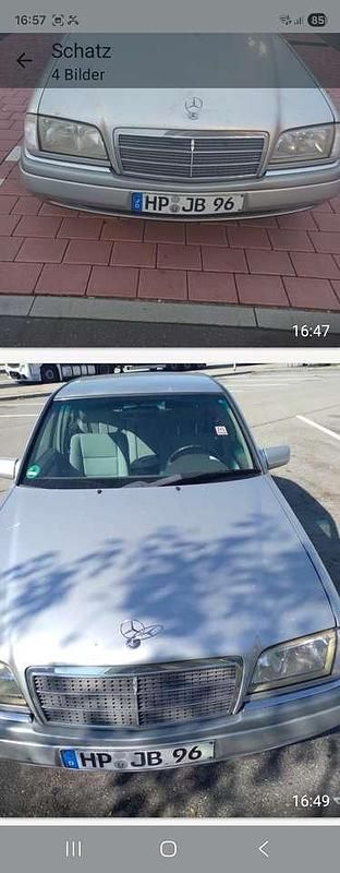 Gebraucht Mercedes 180 122 PS (89 kW) 1997 Silber Limousine