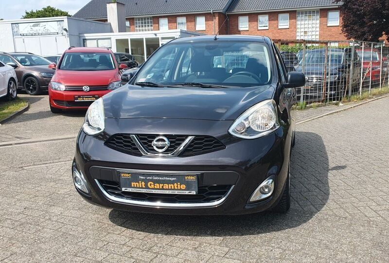 Schwarz Gebraucht 2014 Nissan Micra Acenta Kleinwagen | 5.995 € (Fairer Preis) - Bild 1/4
