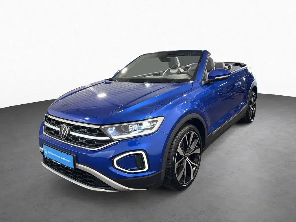 Gebraucht VW T-Roc Cabriolet Style 150 PS (110 kW) 2025 Ravennablau metallic (metallic) Cabrio
