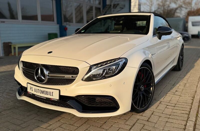 Weiß Gebraucht 2017 Mercedes C63S AMG AMG Cabrio | 59.890 € (Fairer Preis) - Bild 1/4