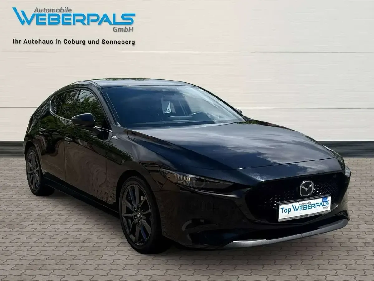 Gebraucht Mazda 3 Selection 122 PS (89 kW) 2019 Schwarz Limousine