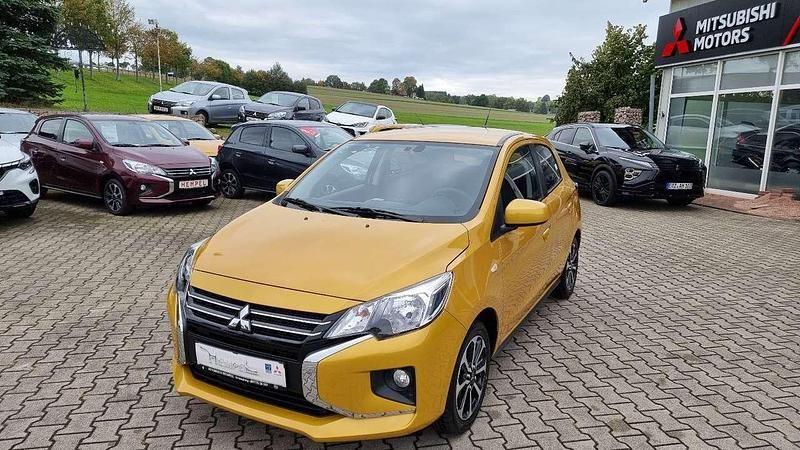 Gelb Neu 2025 Mitsubishi Space Star Select+ Limousine | 16.990 € - Bild 1/4