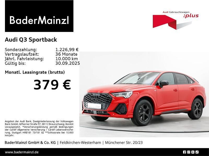 Rot Gebraucht 2024 Audi Q3 Sportback S-Line SUV | 43.260 € (Fairer Preis) - Bild 1/3