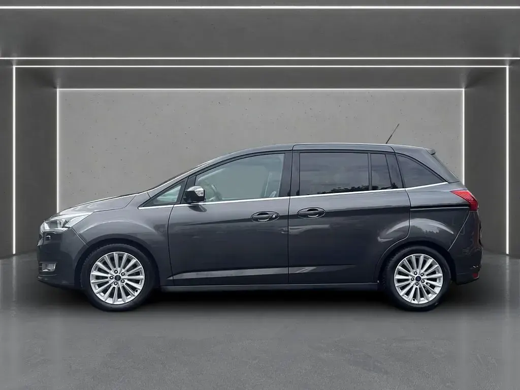 Gebraucht Ford Grand C-Max Titanium 170 PS (125 kW) 2015 Grau Van / Kleinbus