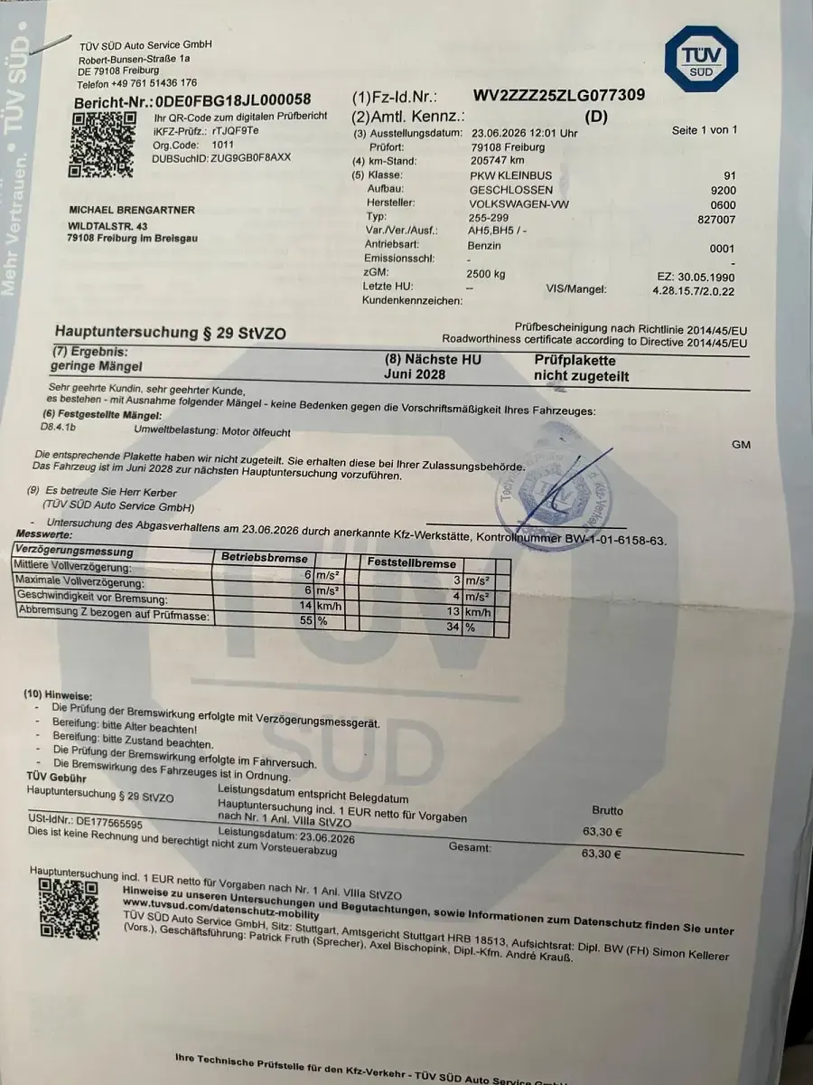 Gebraucht VW T3 100 PS (73 kW) 1990 Gelb Van