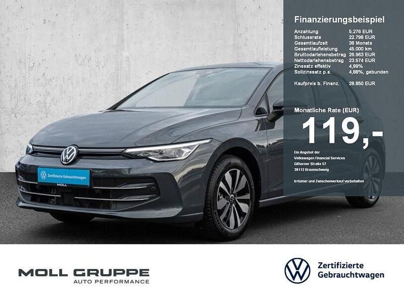 Delfingrau (metallic) Gebraucht 2025 VW Golf Goal Limousine | 28.850 € (Etwas zu teuer) - Bild 1/4