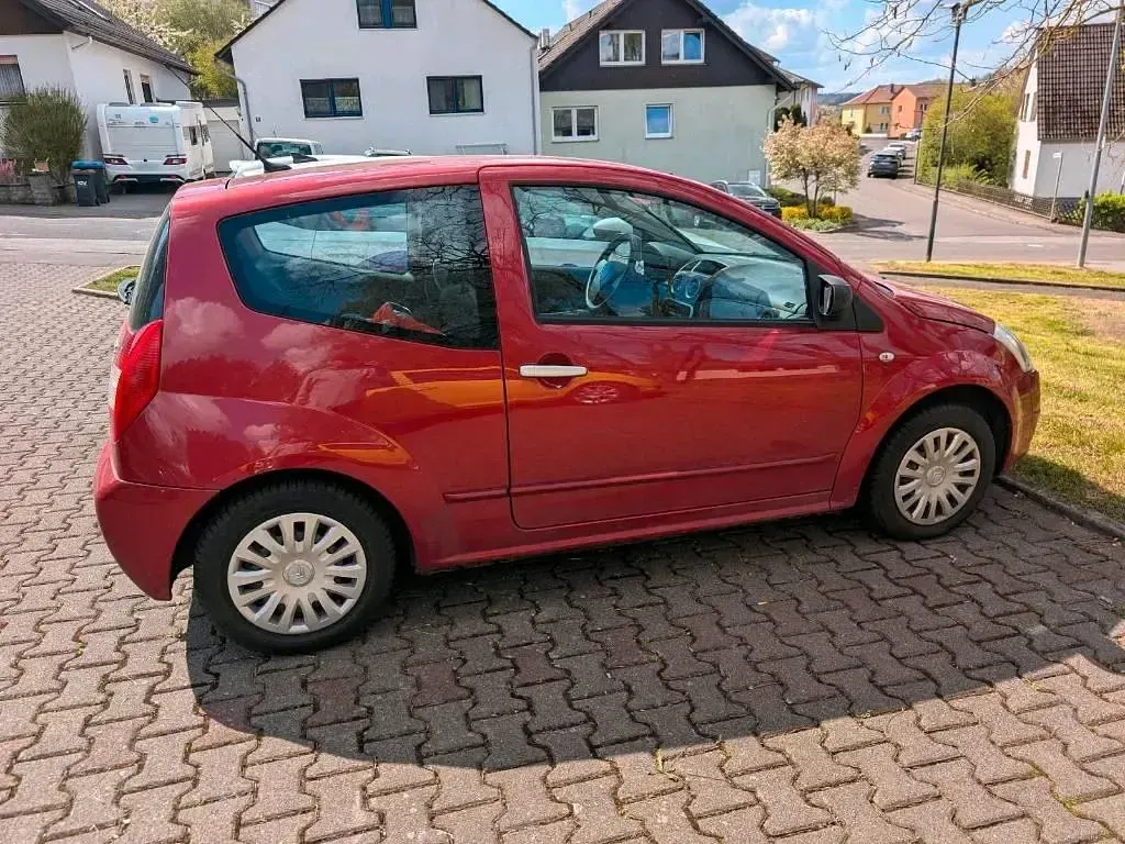 Gebraucht Citroën C2 68 PS (50 kW) 2007 Rot Kleinwagen