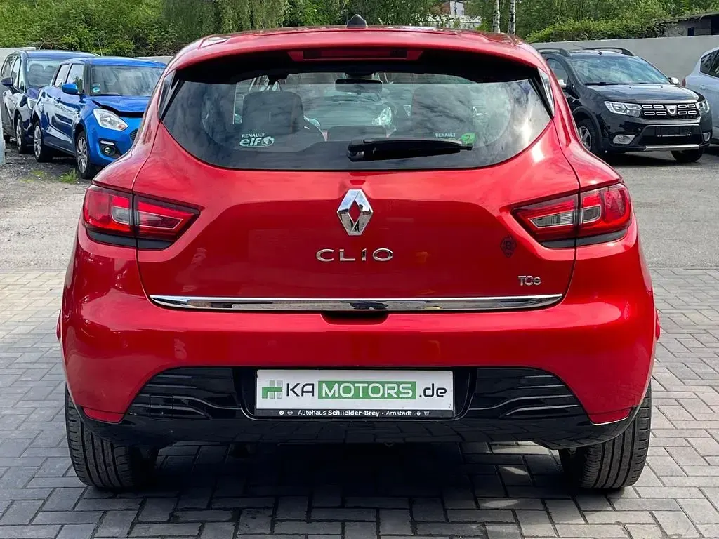 Gebraucht Renault Clio IV Luxe 90 PS (66 kW) 2013 Rot Limousine