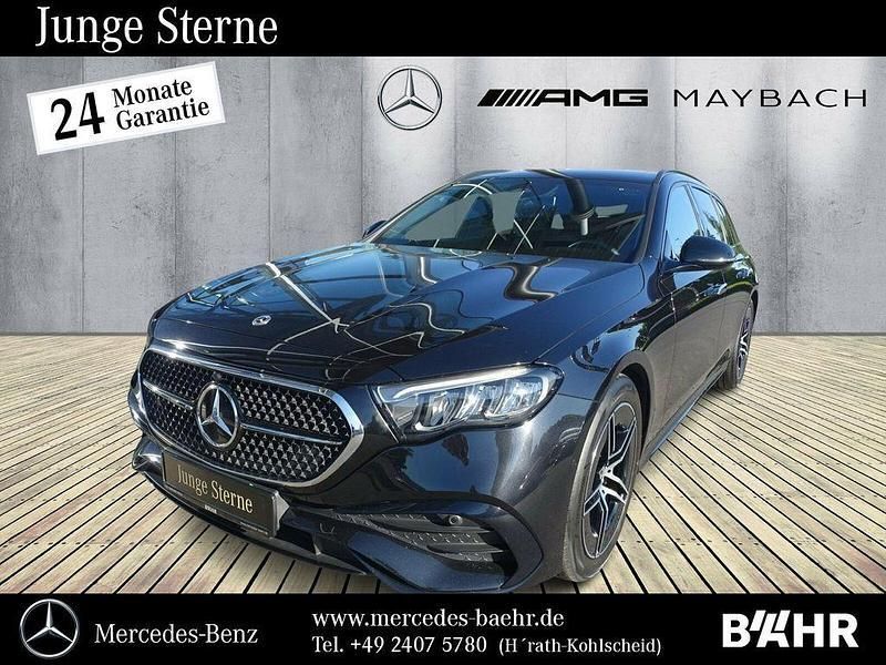 Lack obsidianschwarz Gebraucht 2023 Mercedes E200 AMG Kombi | 48.850 € (Teuer) - Bild 1/4