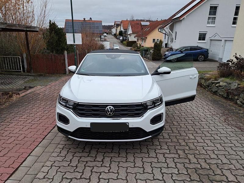 Gebraucht VW T-Roc Cabriolet Style 150 PS (110 kW) 2021 Weiß Cabrio