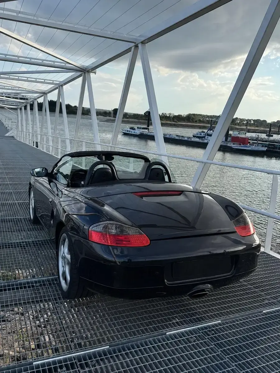 Gebraucht Porsche Boxster 220 PS (161 kW) 2002 Schwarz Cabrio