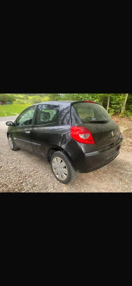 Gebraucht Renault Clio III 75 PS (55 kW) 2008 Schwarz Kleinwagen