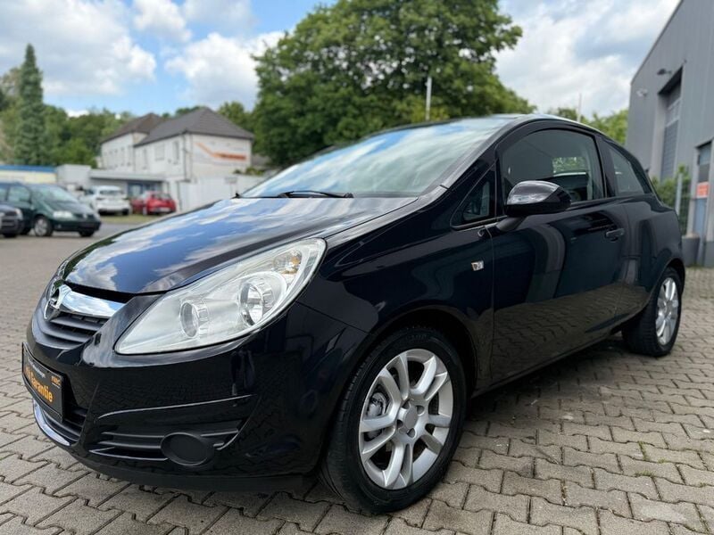 Schwarz Gebraucht 2009 Opel Corsa Selection Limousine | 3.580 € (Fairer Preis) - Bild 1/4
