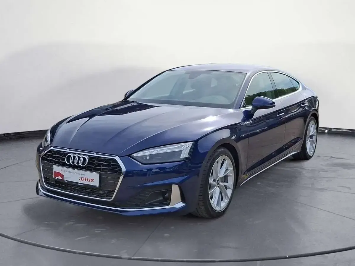 Gebraucht Audi A5 Advanced Plus 204 PS (150 kW) 2021 Navarrablau metallic Coupé