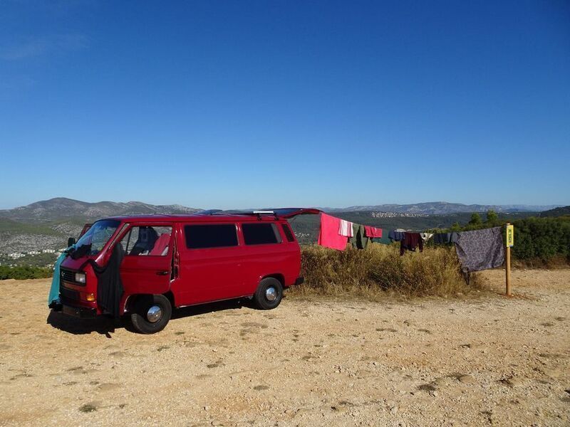 Rot Gebraucht 1990 VW T3 Van | 7.000 € - Bild 1/4