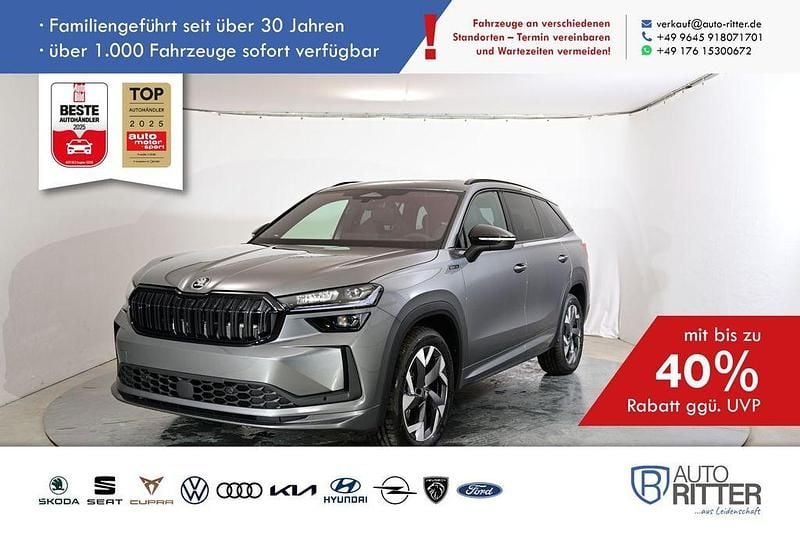 Graphite grau metallic Neu 2025 Skoda Kodiaq SportLine SUV | 52.990 € (Fairer Preis) - Bild 1/4