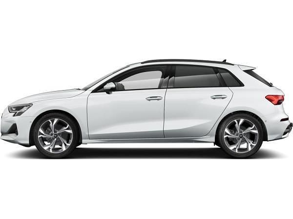 Weiß (gletscherweiß ) Gebraucht 2024 Audi A3 Sportback Advanced Limousine | 25.980 € (Superpreis) - Bild 1/4