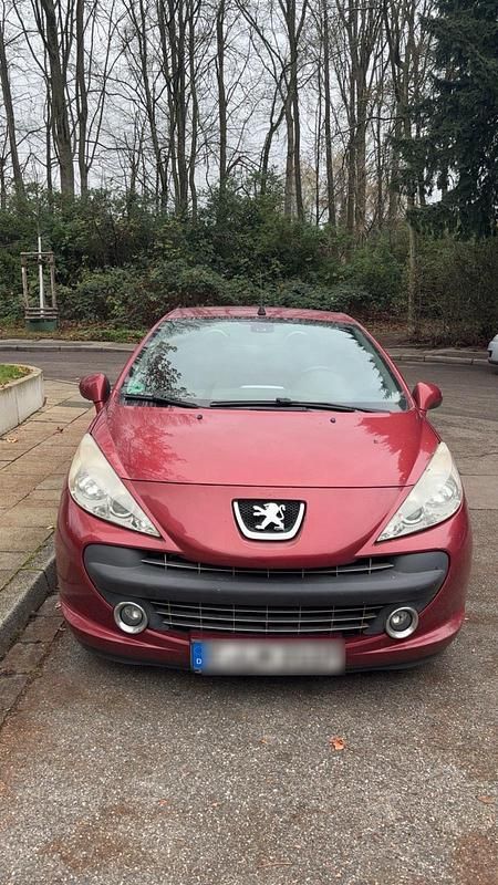 Rot Gebraucht 2007 Peugeot 207 CC Cabrio | 950 € (Superpreis) - Bild 1/4