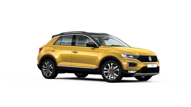 Gelb Gebraucht 2019 VW T-Roc IQ Drive SUV | 17.690 € (Fairer Preis) - Bild 1/4