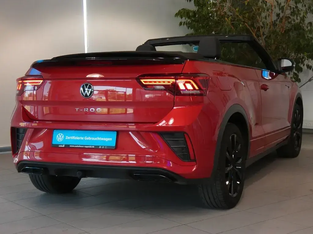 Gebraucht VW T-Roc Cabriolet Style 150 PS (110 kW) 2022 Kings red metallic (metallic) Cabrio