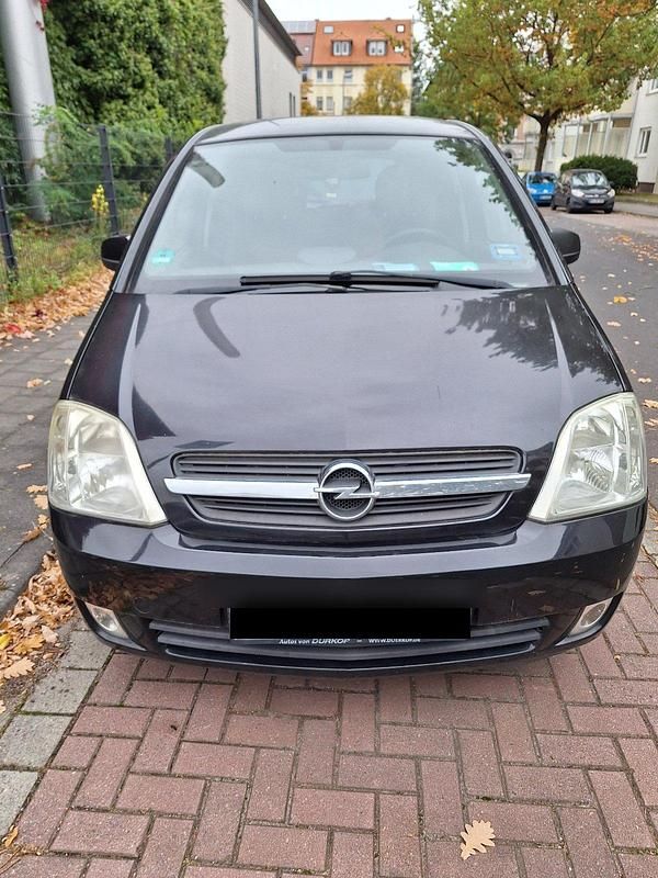 Schwarz Gebraucht 2004 Opel Meriva Van / Kleinbus | 500 € (Superpreis) - Bild 1/4