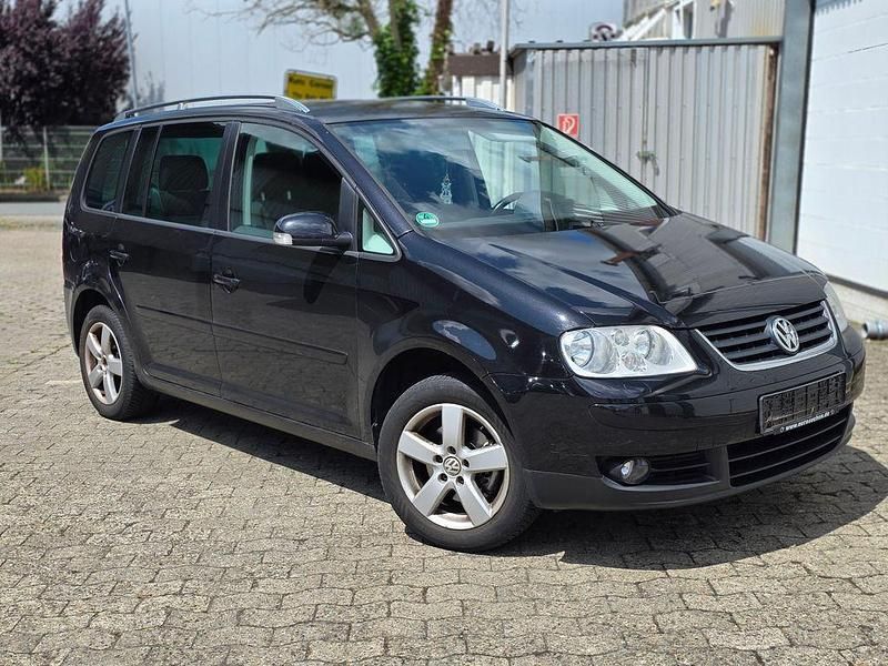 Schwarz Gebraucht 2005 VW Touran Highline Van / Kleinbus | 1.000 € (Superpreis) - Bild 1/4