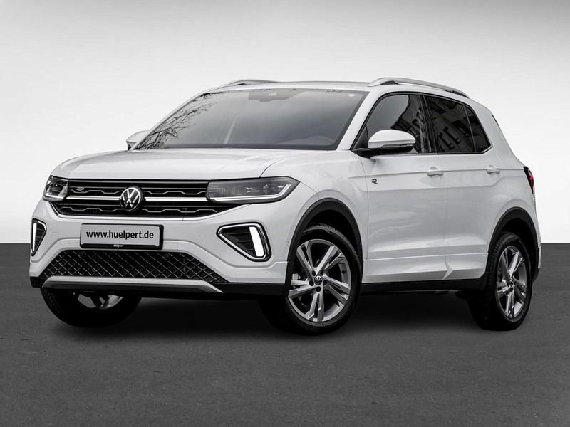 Pure white Gebraucht 2025 VW T-Cross R-line SUV | 30.226 € (Teuer) - Bild 1/3