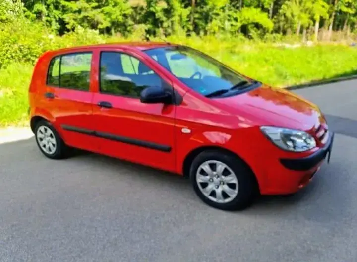 Gebraucht Hyundai Getz 2008 Rot Kleinwagen